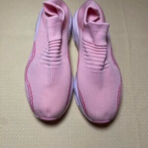 Light pink slip on fashion sneakers